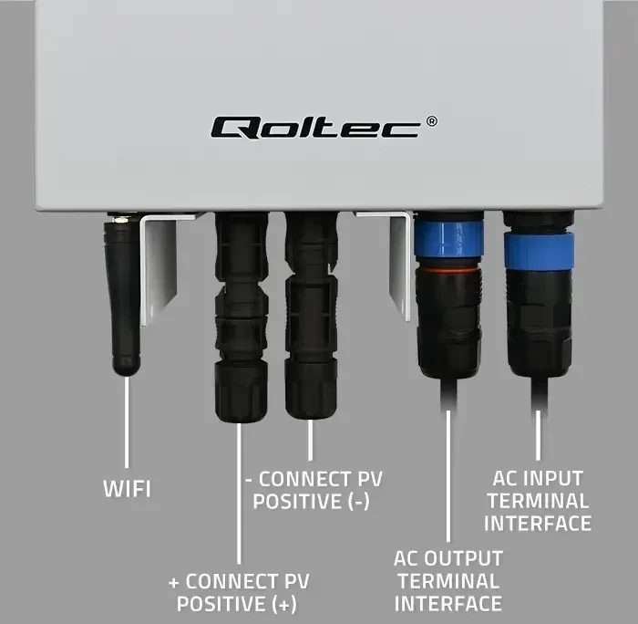 Qoltec saulės inverteris vandens šildymui 3kW/4kW