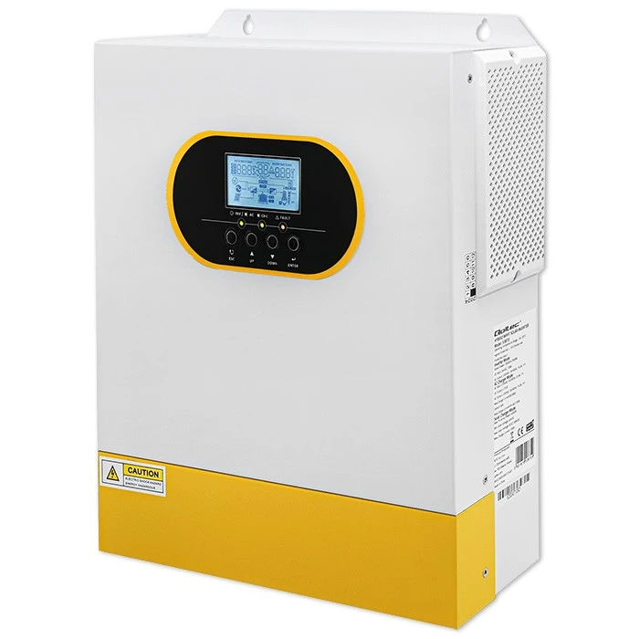 Qoltec Hybrid Off-Grid saulės keitiklis 3,5kVA| 3,5 kW | 100A | MPPT | LCD | BMS | Sine