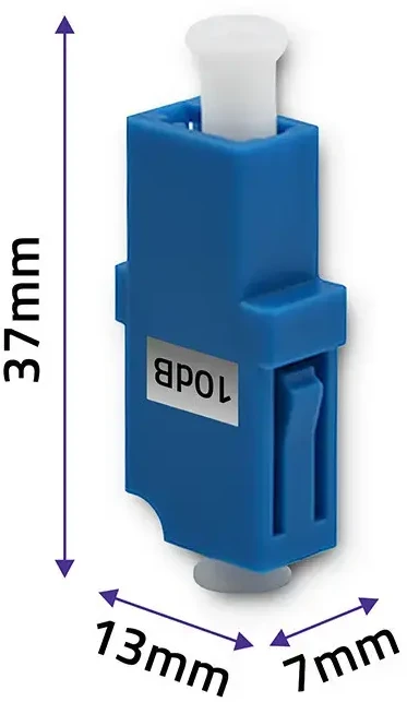 Qoltec optinio pluošto slopintuvas LC/UPC(F) - LC/UPC(F) 10dB
