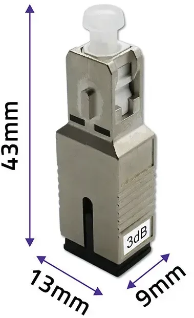Qoltec Optinio pluošto slopintuvas SC/UPC(F)-SC/UPC(M) 3dB