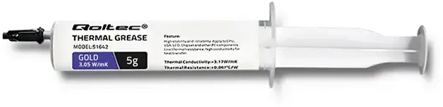 QOLTEC 51642 Qoltec Termopasta 3,05 W/mK 5g auksinis