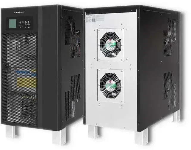 Qoltec 53948 Nepertraukiamo maitinimo šaltinis UPS 3 fazių | 10KVA | 8kW | LCD