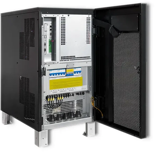 Qoltec 53948 Nepertraukiamo maitinimo šaltinis UPS 3 fazių | 10KVA | 8kW | LCD