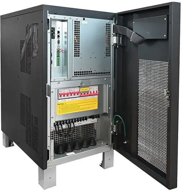 Qoltec Atsarginis maitinimo šaltinis UPS 3 fazių | 20kVA | 16KW | LCD | EPO | SNMP | USB | On-line | Žemo dažnio