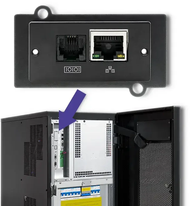 Qoltec 53948 Nepertraukiamo maitinimo šaltinis UPS 3 fazių | 10KVA | 8kW | LCD
