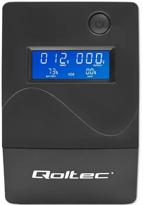 QOLTEC 53980 UPS Monolith 1000VA 600W LCD USB RJ45