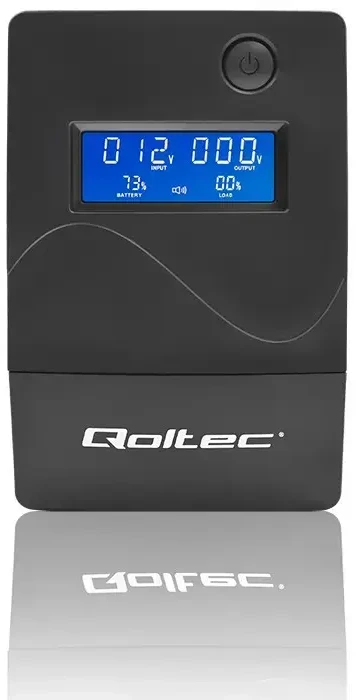 QOLTEC 53980 UPS Monolith 1000VA 600W LCD USB RJ45