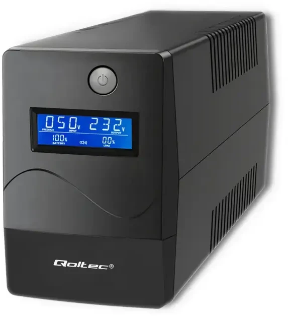 QOLTEC 53980 UPS Monolith 1000VA 600W LCD USB RJ45