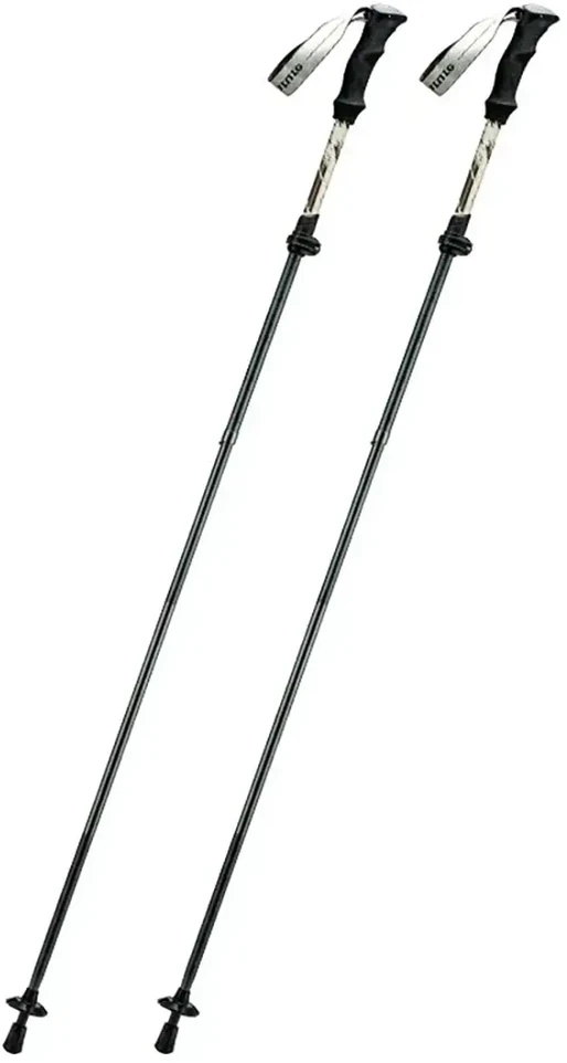 Qunature Nordic Walking Trekking Pole Aluminum 110 – 130 cm 1 pc. – rudos spalvos