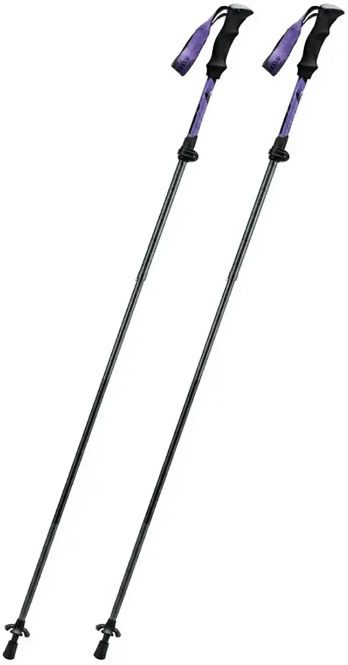 Qunature Nordic Walking Trekking Poles Aluminum 110 – 130 cm – violetinės spalvos