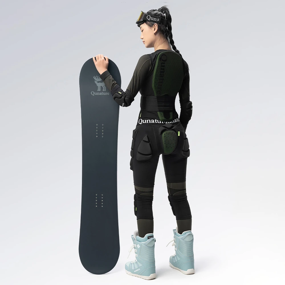 Qunature Ski Hip Protectors - Advanced XL Skis Snowboard Skates - Juodas