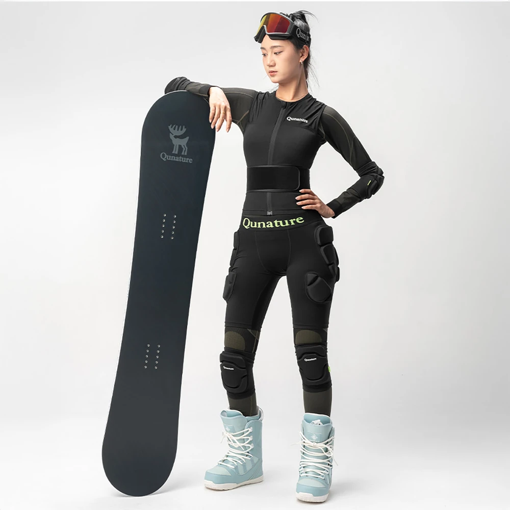 Qunature Ski Hip Protectors - Advanced XL Skis Snowboard Skates - Juodas