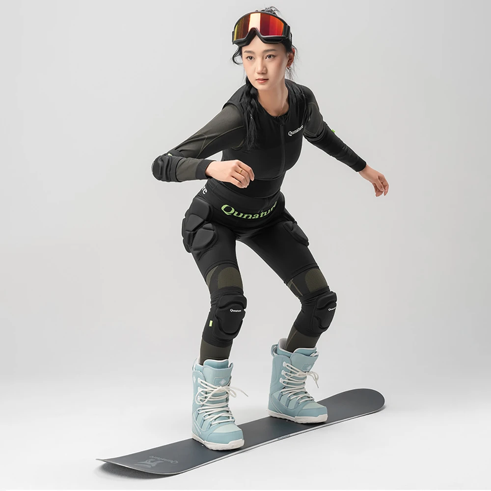 Qunature Ski Hip Protectors - Advanced XL Skis Snowboard Skates - Juodas