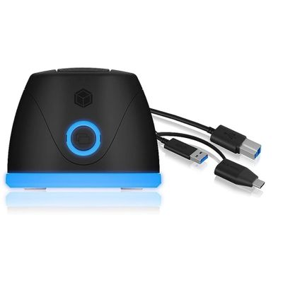 Raidsonic Icy Box IB-1124L-C3 1 Bay SATA SSD / HDD prijungimo stotis