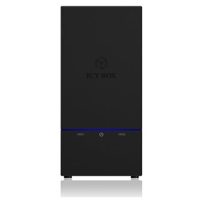 ICYBOX IB-RD3621U3 Icy Box išorinė RAID sistema, skirta 2x 3.5 SATA I/II/III SSD/HDD