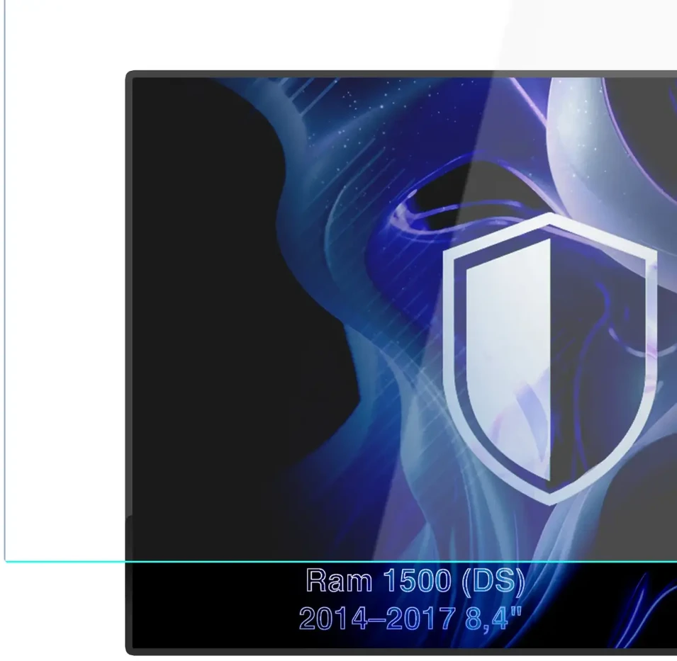 3Mk Protection Ram 1500 (DS) (2014 – 2017) 8,4" - 3mk BladeShield Center Ekranas