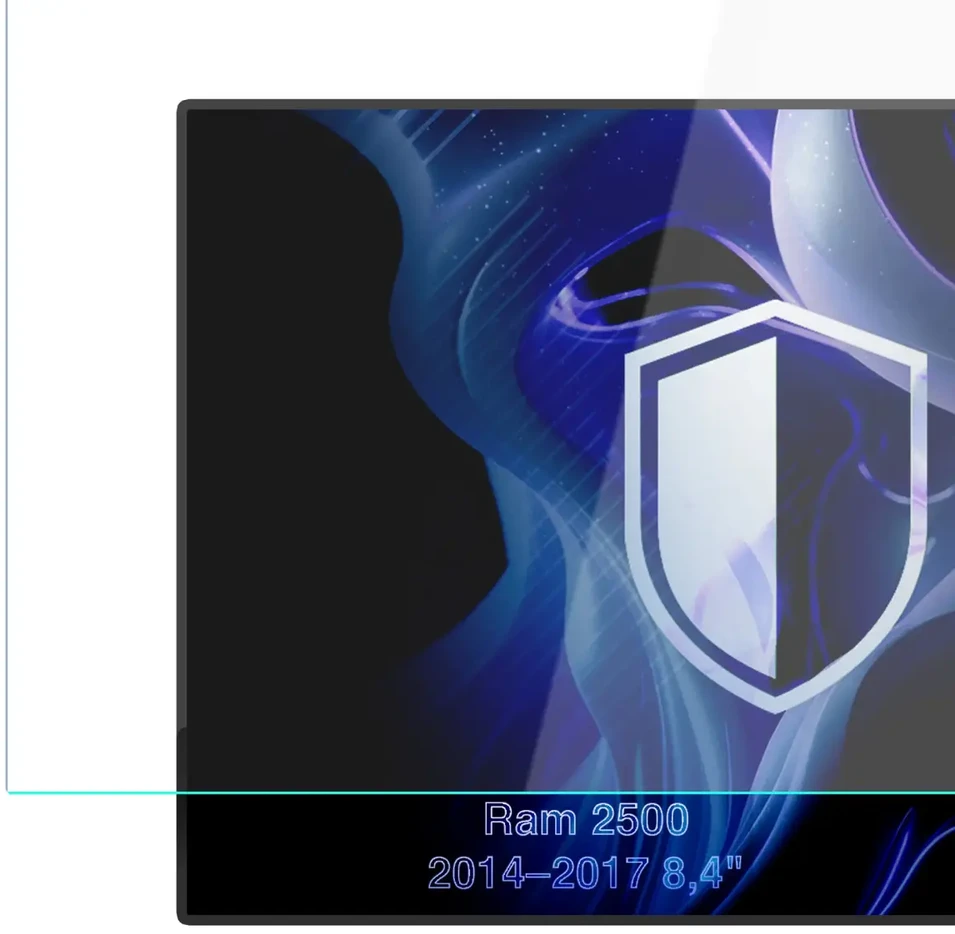 3Mk Protection Ram 2500 (2014 – 2017) 8,4" - 3mk BladeShield Center Ekranas