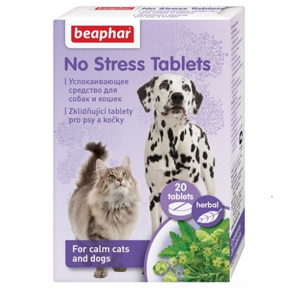 Beaphar No Stress tabletės katėms ir šunims