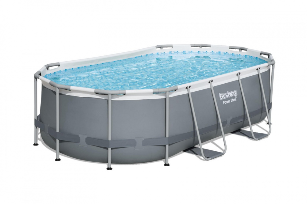 Bestway 56620 "Power Steel" 427 x 250 x 100 cm, ovalaus baseino rinkinys