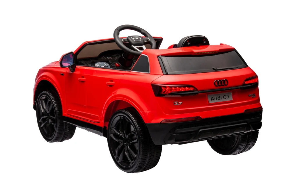 Ramiz Elektromobilis Audi Q7 NEW LIFT, Raudona