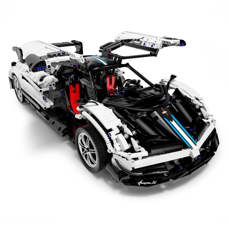 RASTAR 1:8 mastelio surenkamas automodelis Pagani Huayra BC Bricks, 97910