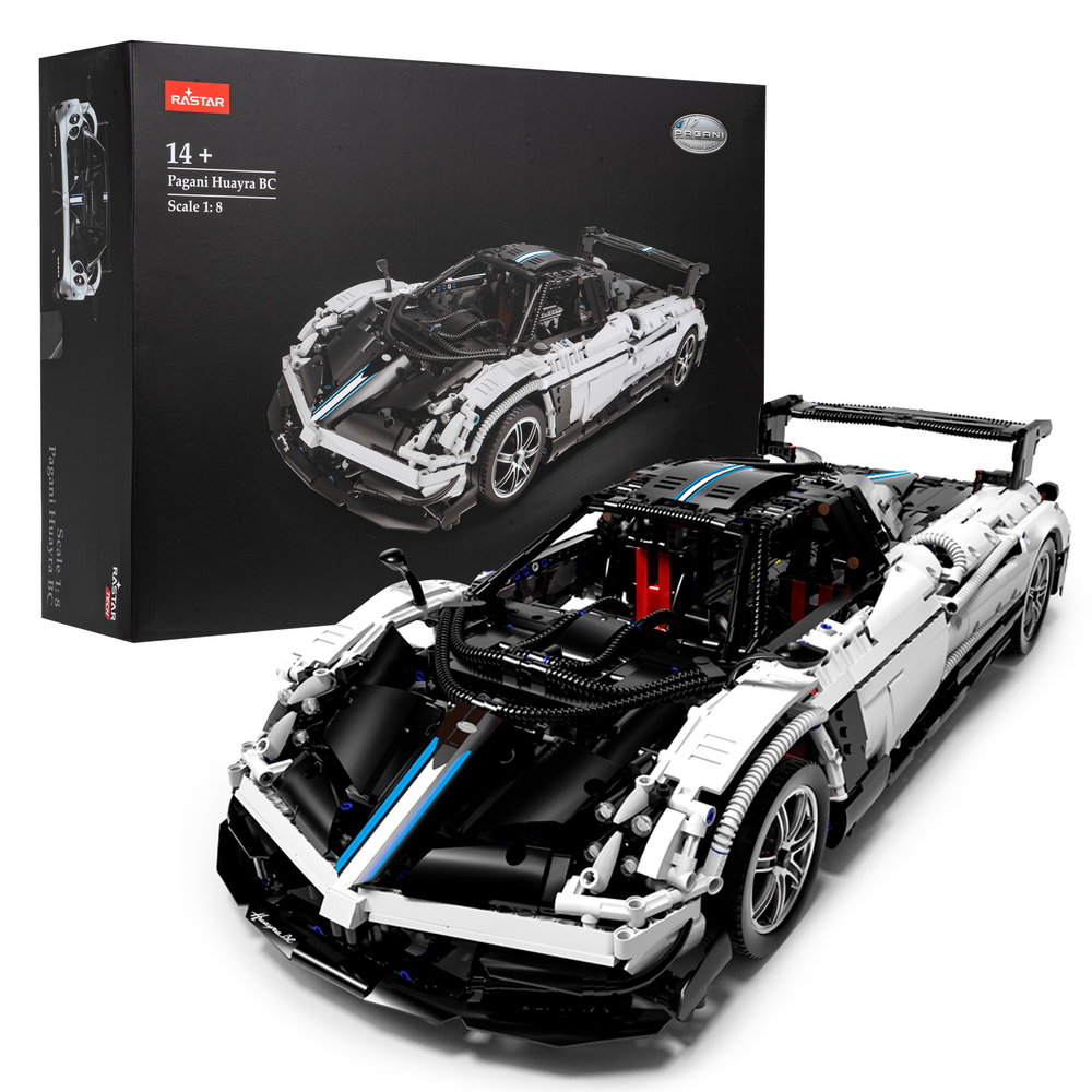 RASTAR 1:8 mastelio surenkamas automodelis Pagani Huayra BC Bricks, 97910