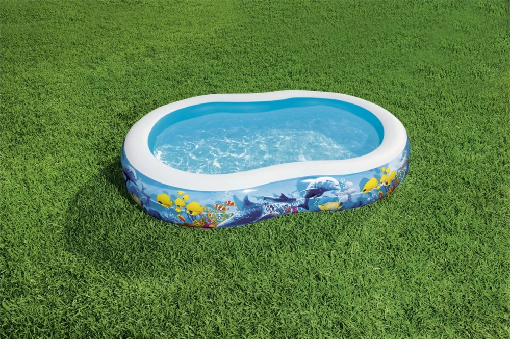 Bestway pripučiamas baseinas Koralinis rifas 262x157x46cm (54118)