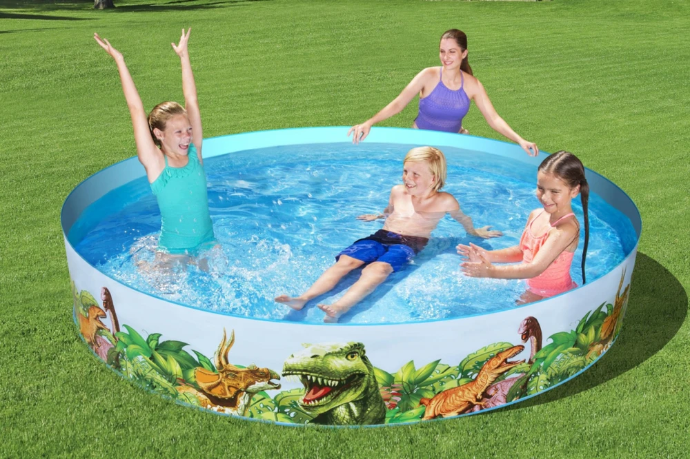 BESTWAY baseinas Dinosaur Fill'N Fun 2,44mx A46cm, 55001