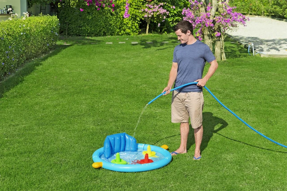Baseinas su stogeliu 115x89x76cm su BESTWAY Dėlionės žaidimas