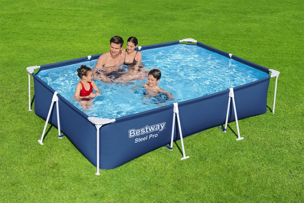 Baseinas karkasinis Bestway Steel Pro 56411, mėlynas, 3300 l