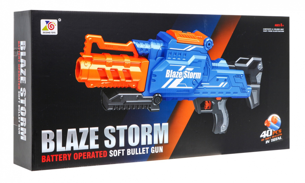 Ramiz Blaze Storm automatinis šautuvas mėlynos spalvos (nuo 8 metų)