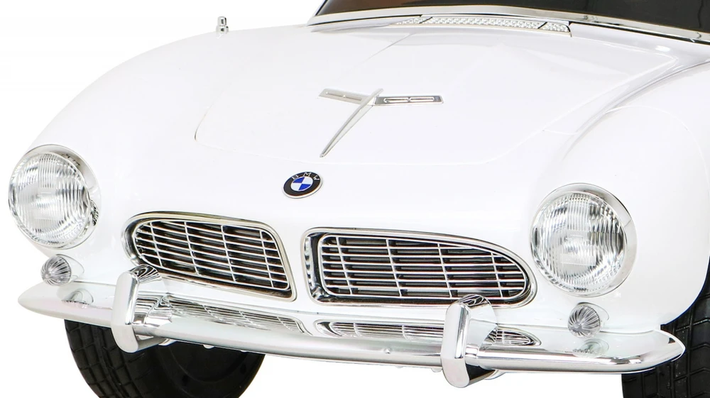 RAMIZ Autko BMW 507 Retro elektryczne vaikams Baltas roadster