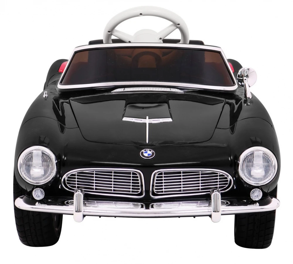 Ramiz Autko BMW 507 Retro elektryczne vaikams Juodas Roadster
