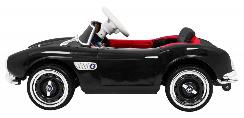 Ramiz Autko BMW 507 Retro elektryczne vaikams Juodas Roadster