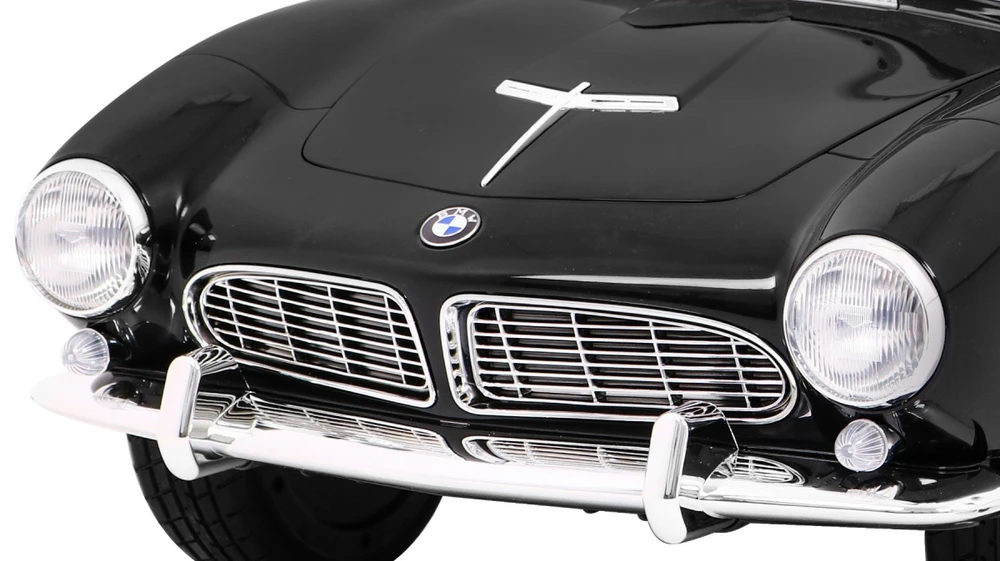 Ramiz Autko BMW 507 Retro elektryczne vaikams Juodas Roadster