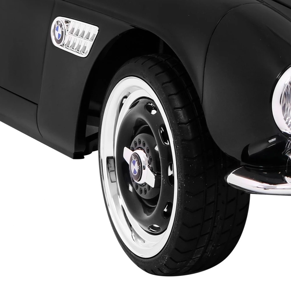 Ramiz Autko BMW 507 Retro elektryczne vaikams Juodas Roadster
