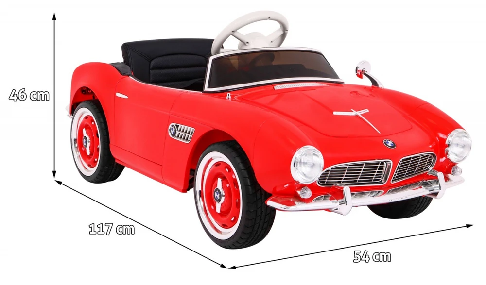 RAMIZ Elektromobilis BMW 507 Retro, Raudona