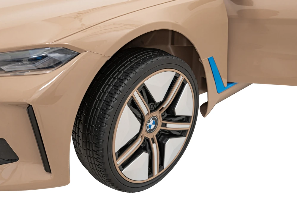 Elektrinė mašina vaikams BMW I4 aukso spalvos