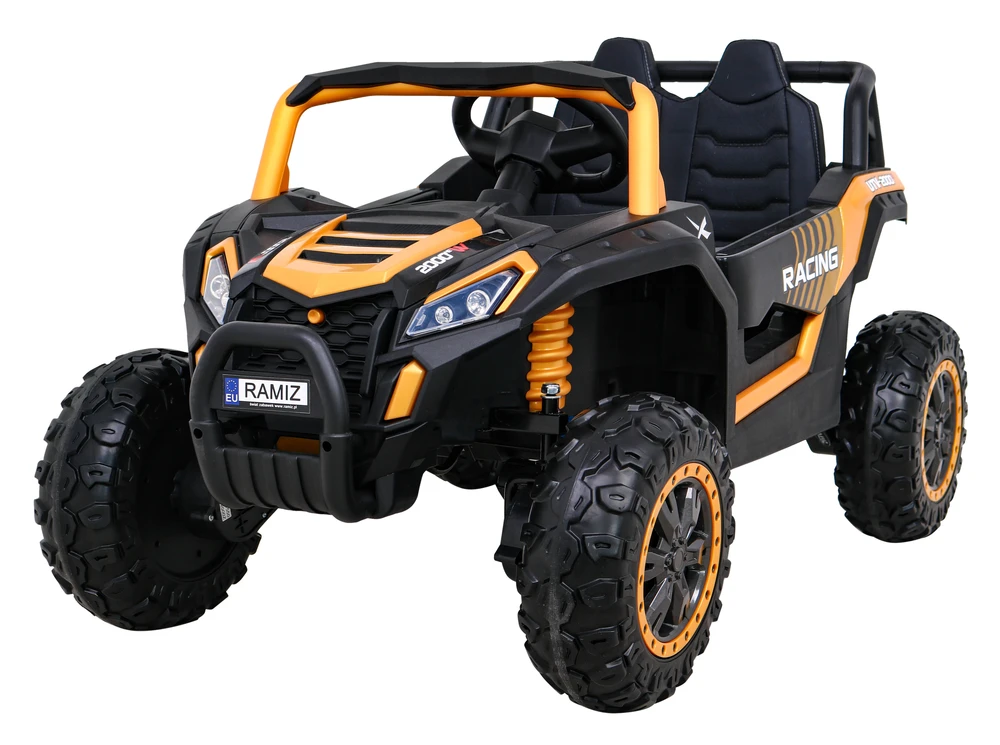 Ramiz Dvivietis elektromobilis UTV Buggy Racing 4x4, Gold