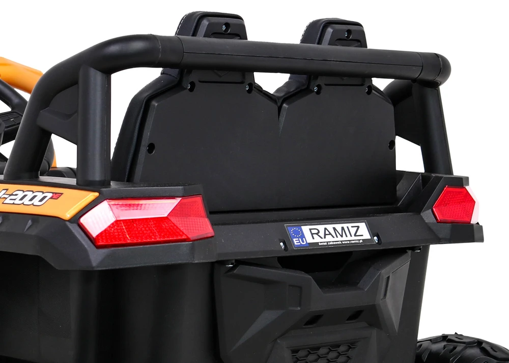 Ramiz Dvivietis elektromobilis UTV Buggy Racing 4x4, Gold