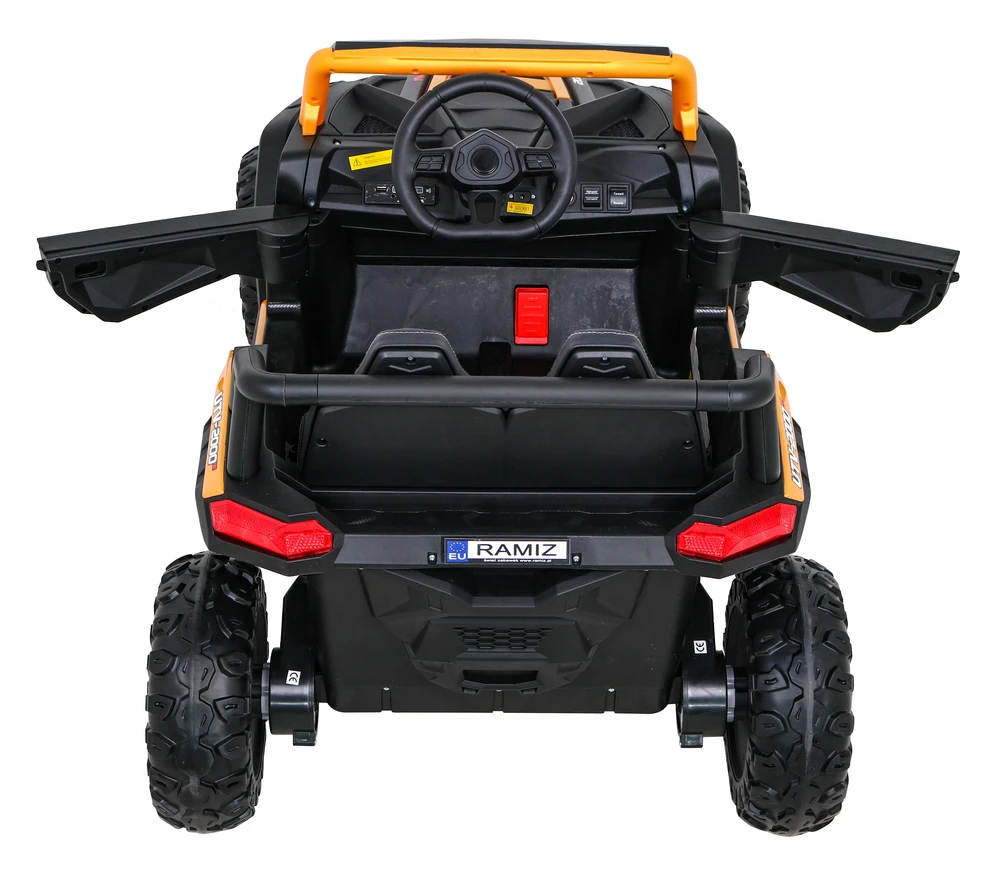 Ramiz Dvivietis elektromobilis UTV Buggy Racing 4x4, Gold