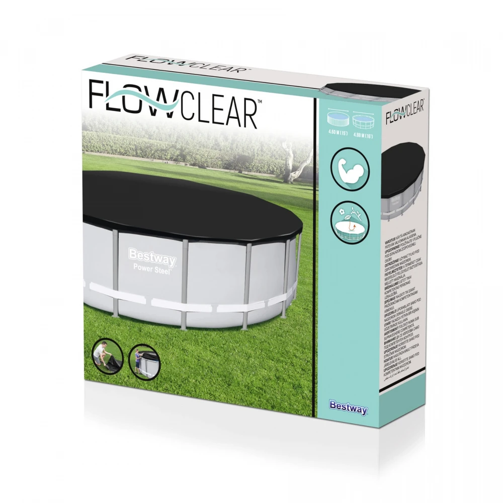 Bestway Baseino uždangalas Flowclear, 488cm