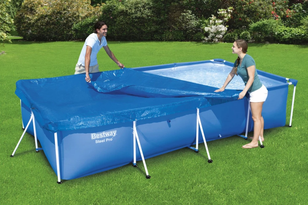 „BestWay“ baseino danga „Flowclear“ (4,00 m x 2,11 m) Mėlyna