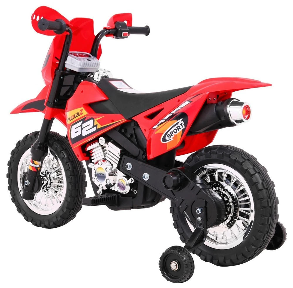 Ramiz Elektrinis motociklas Cross bike, Raudona