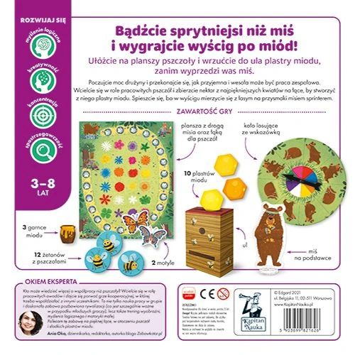Kapitan Nauka Kooperatyvo žaidimas „Meškiukas ir bitės“.