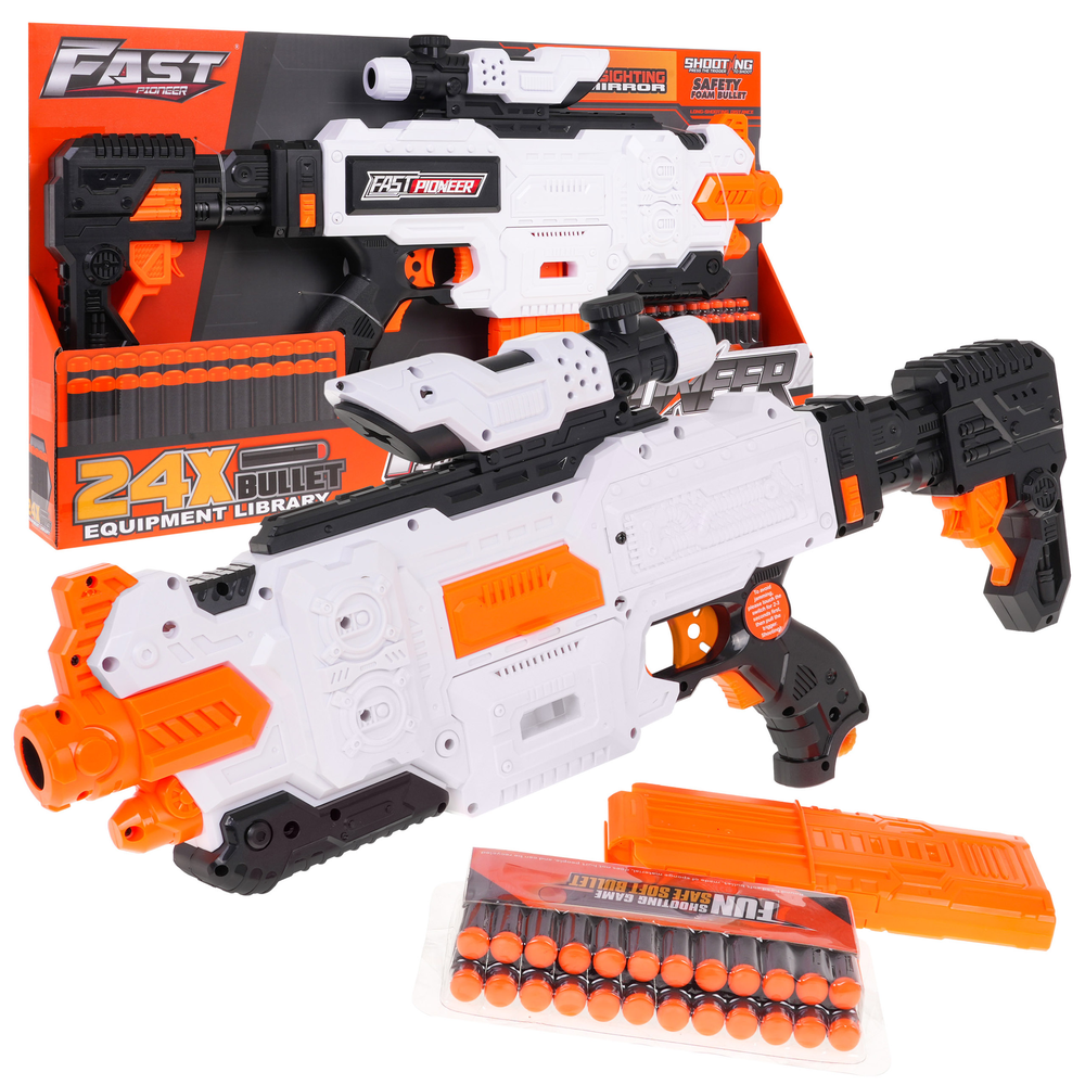 Ramiz Fast Pioneer šautuvas baltos spalvos