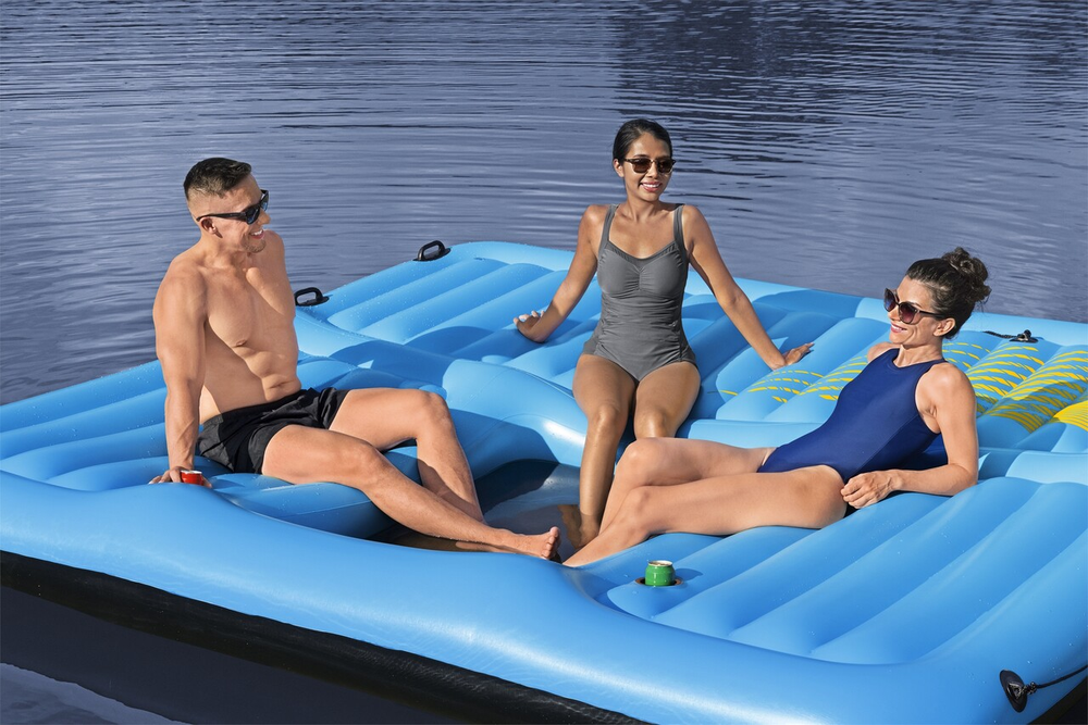 HYDRO-Force Island + Slide 376x311cm BestWay