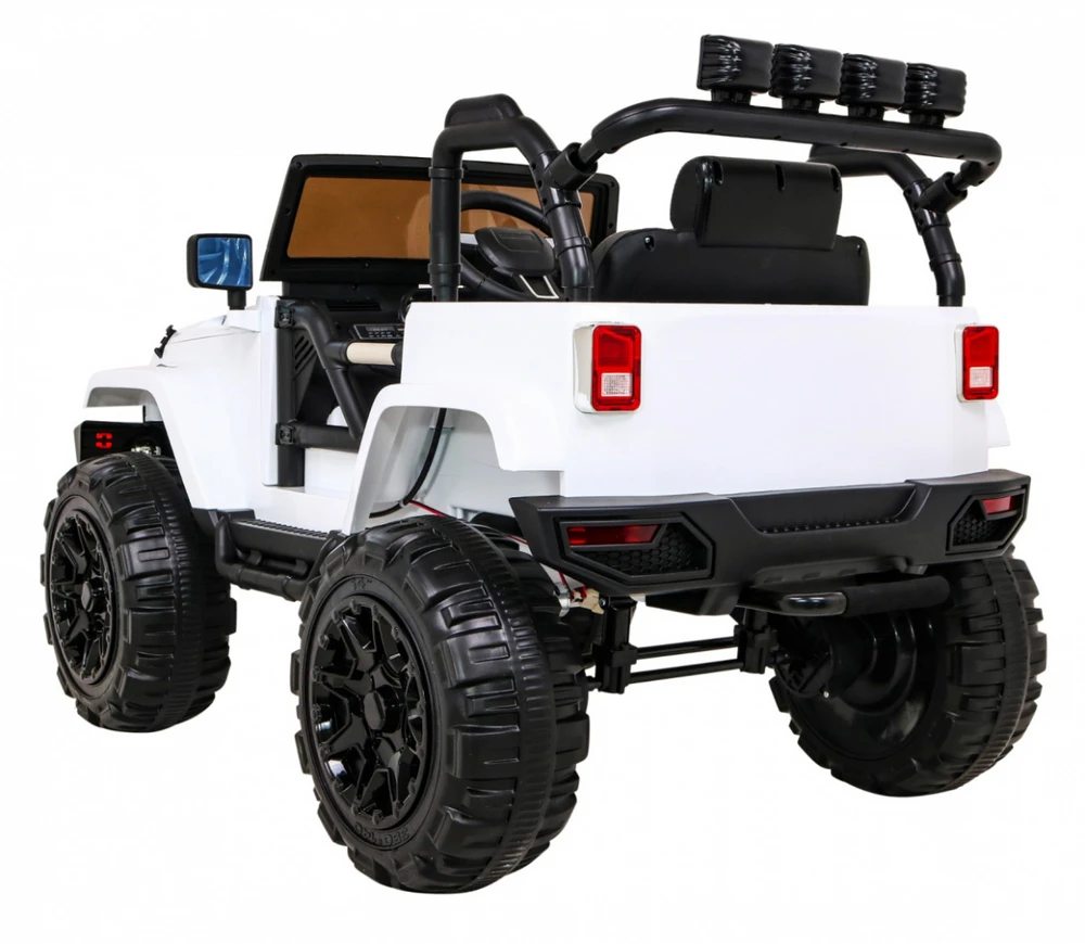 Ramiz Elektromobilis Jeep All Terrain, baltas