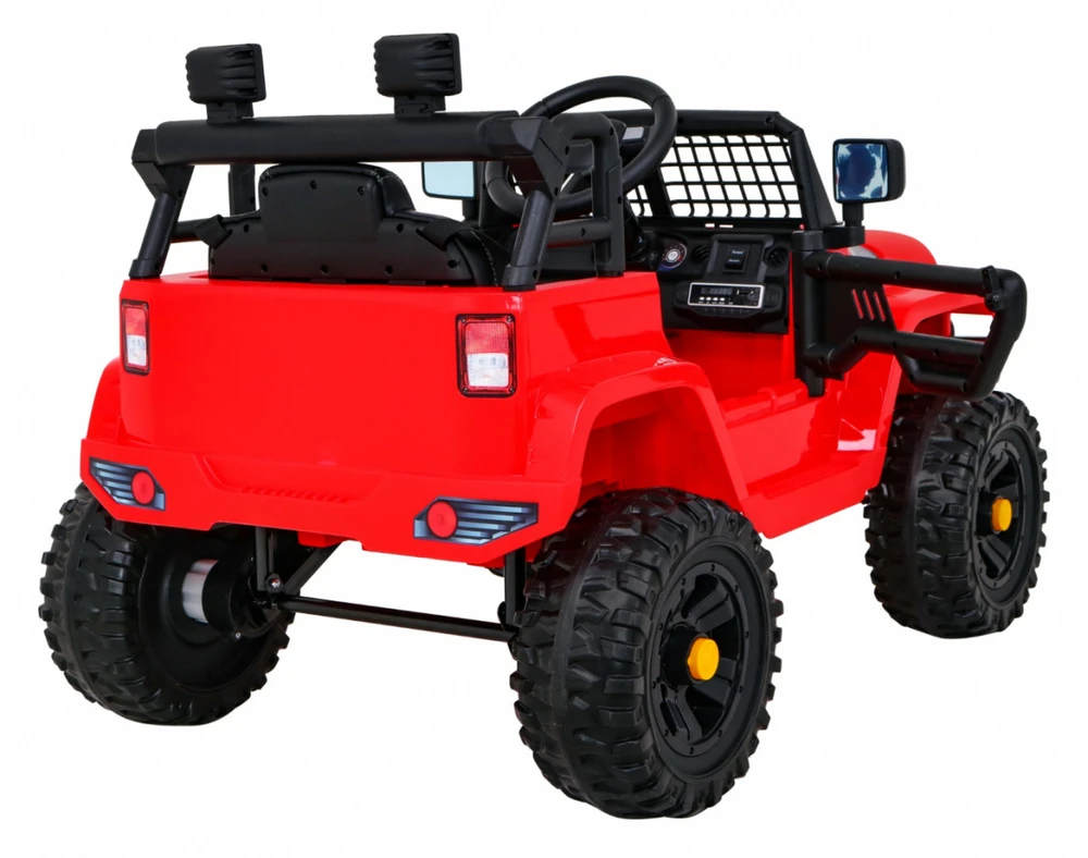 Ramiz Elektromobilis Jeep Dark Night, Raudona