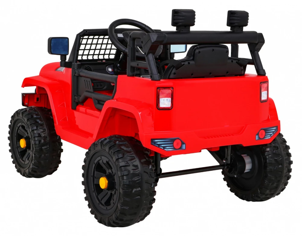 Ramiz Elektromobilis Jeep Dark Night, Raudona